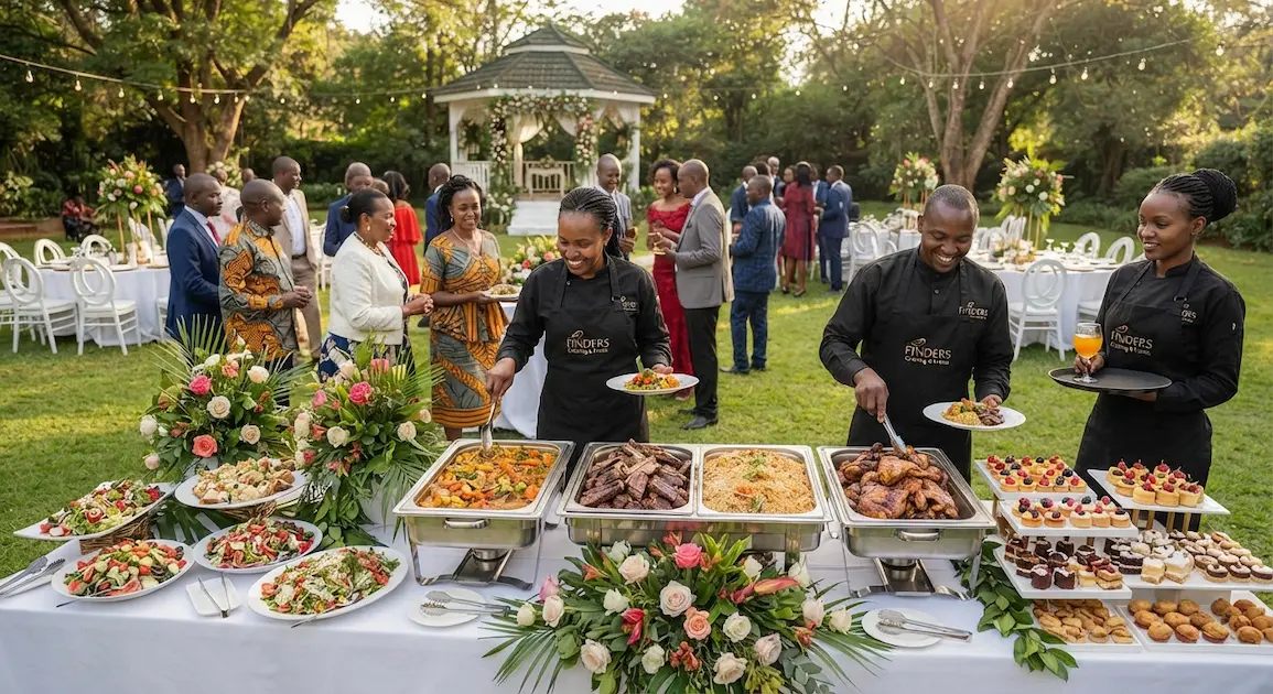 Caterers in Kenya providing outdoor catering and event food service