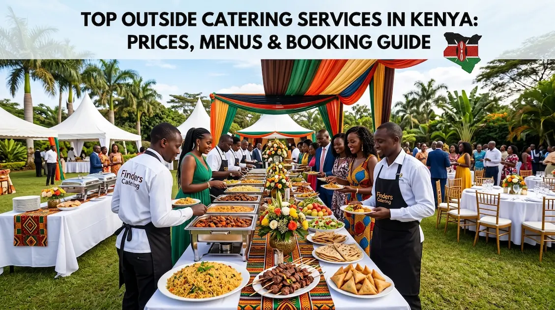 Outside catering services in Kenya for weddings, corporate events and private functions